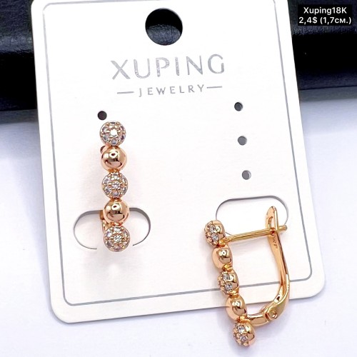 Сережки Xuping18К 20283 (1,7см)